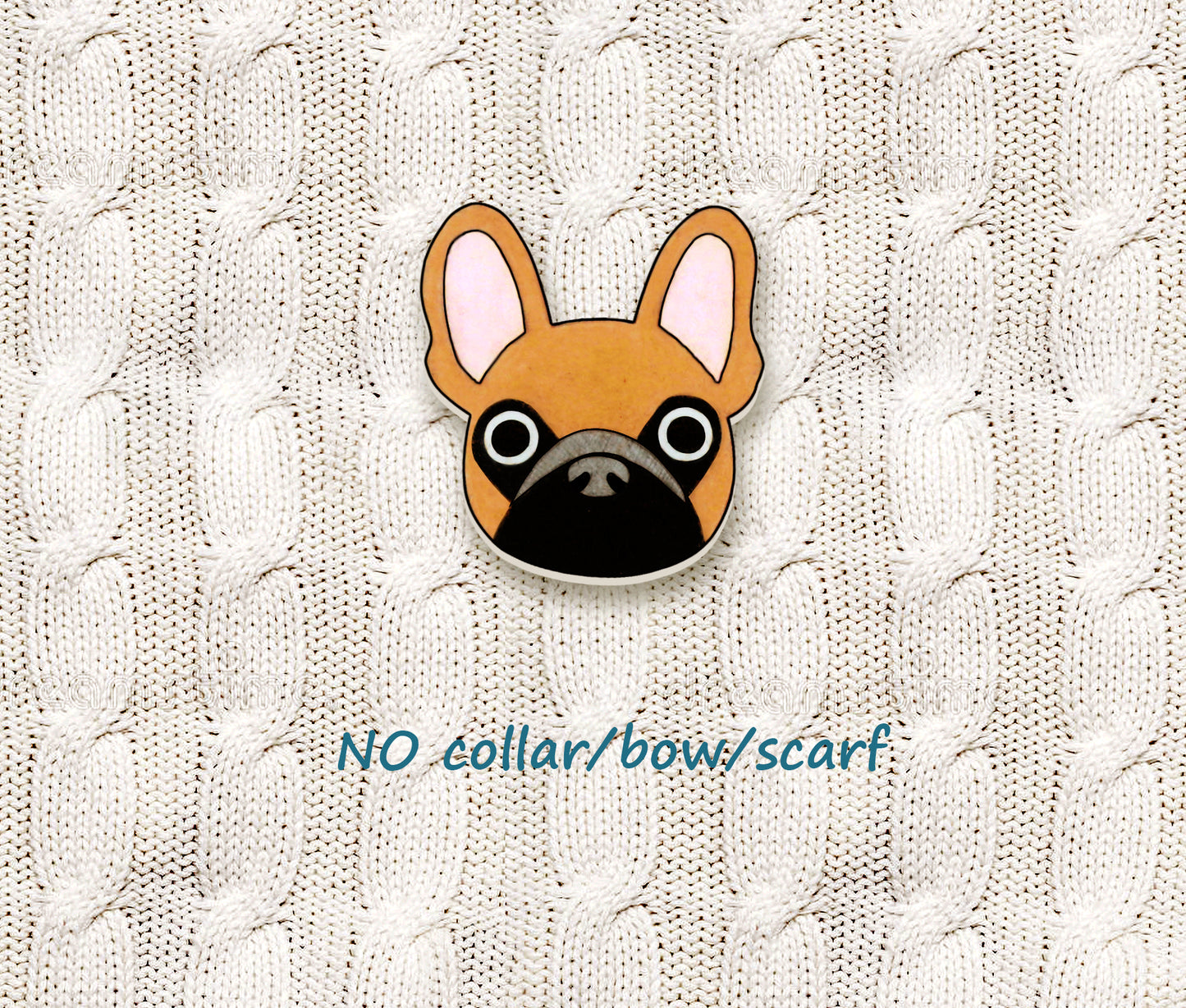 Red Fawn French Bulldog Pin | Unique Dog Jewelry