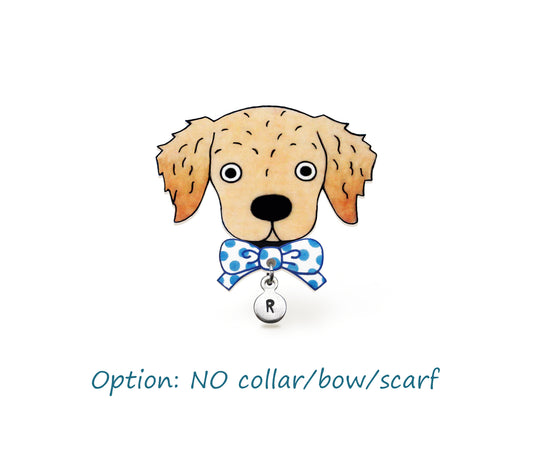 Golden Retriever Pin | Unique Dog Jewelry