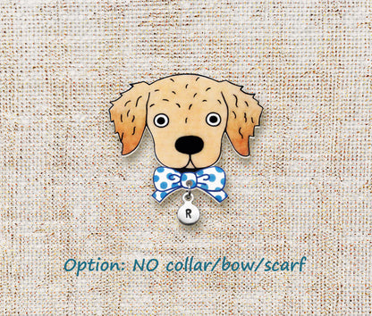 Golden Retriever Pin | Unique Dog Jewelry