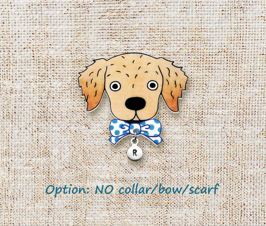 Golden Retriever Pin | Unique Dog Jewelry