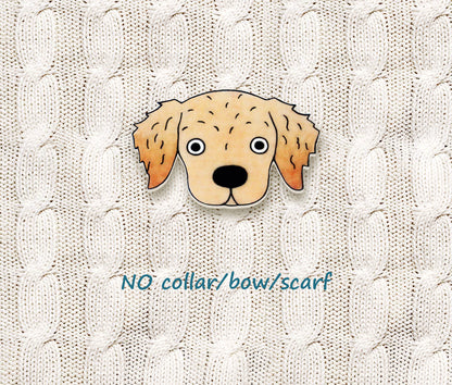 Golden Retriever Pin | Unique Dog Jewelry