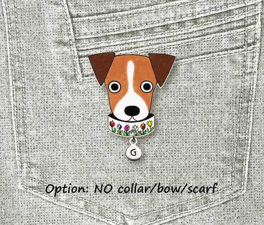 Jack Russell Terrier Pin #1 | Handmade Dog Mom Gift