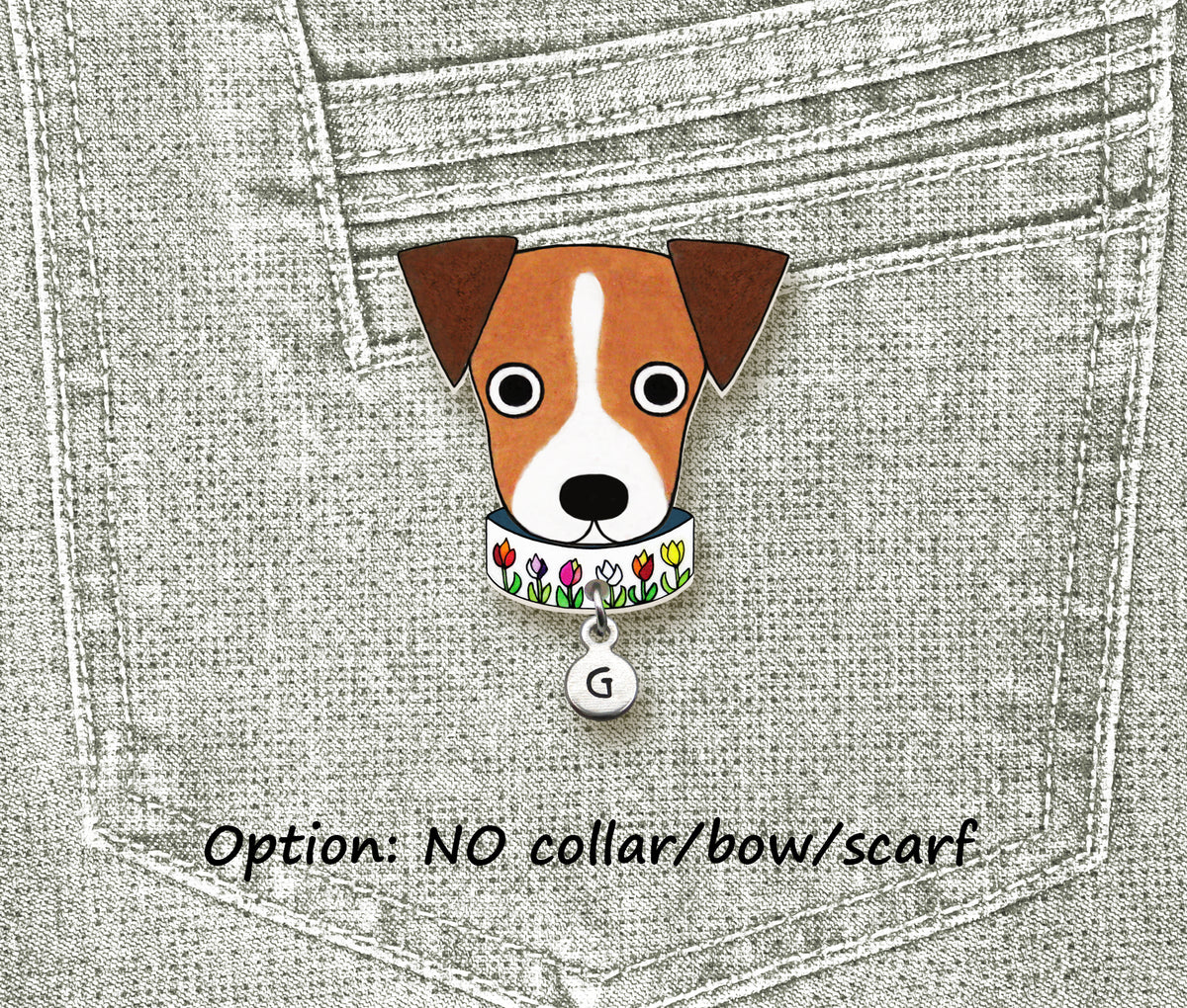 Jack Russell Terrier Pin #1 | Handmade Dog Mom Gift