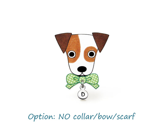 Jack Russell Terrier Pin | Handmade Dog Brooch