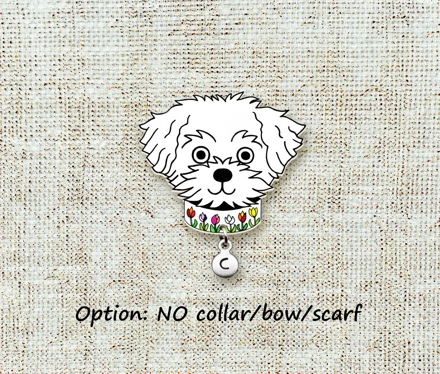 Maltese Pin | Personalized Dog Mom Gift