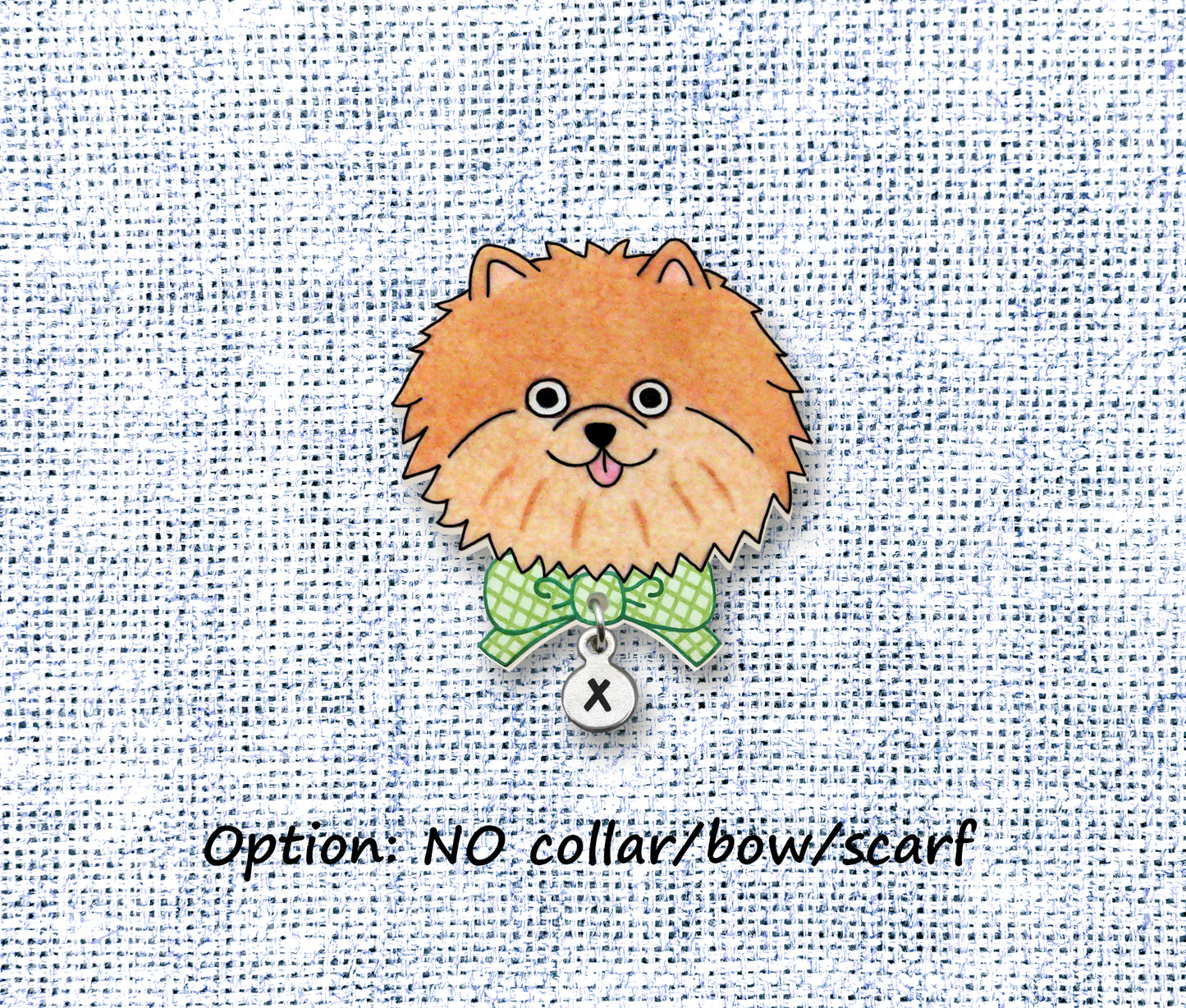 Orange Pomeranian Pin | Unique Dog Lover Gift