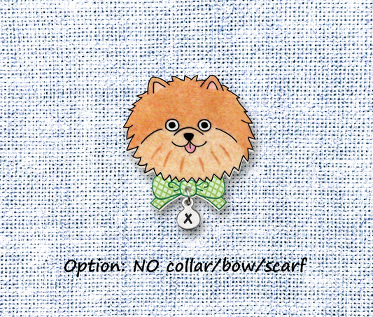 Orange Pomeranian Pin | Unique Dog Lover Gift