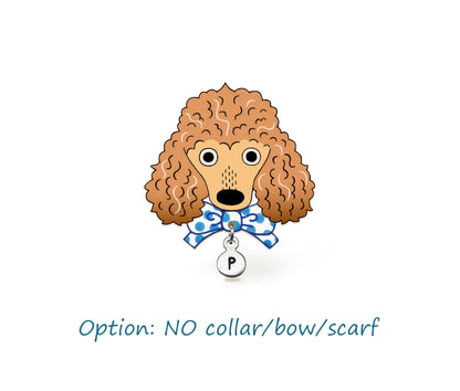 Apricot Poodle Pin | Custom Dog Brooch