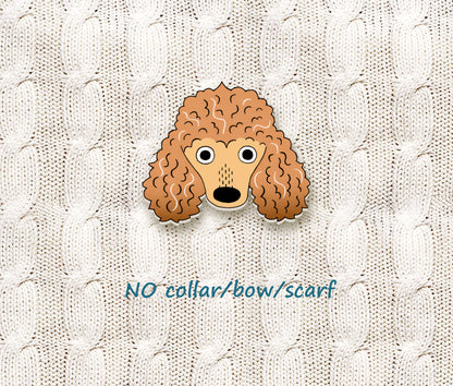 Apricot Poodle Pin | Custom Dog Brooch