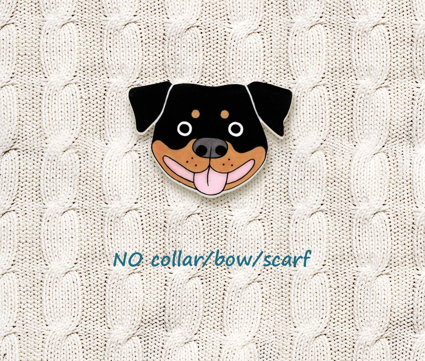 Rottweiler Pin | Fun Dog Mon Brooch