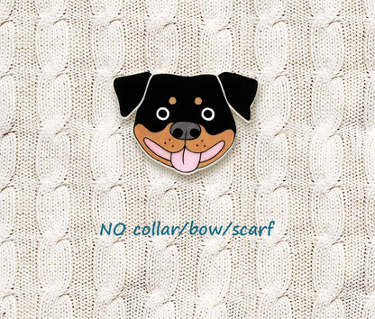 Rottweiler Pin | Fun Dog Mon Brooch