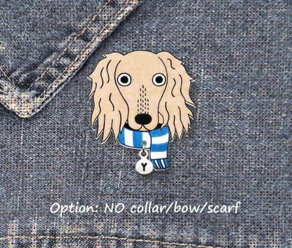 Fawn Saluki Pin | Unique Pet Dog Brooch