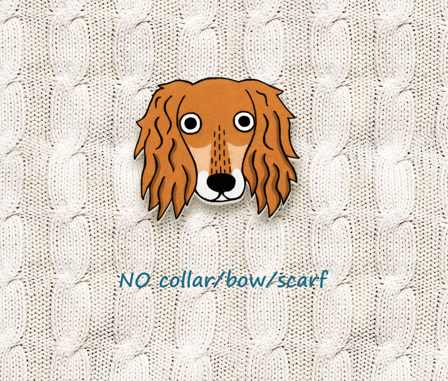 Red Saluki Pin | Custom Dog Lover Gift