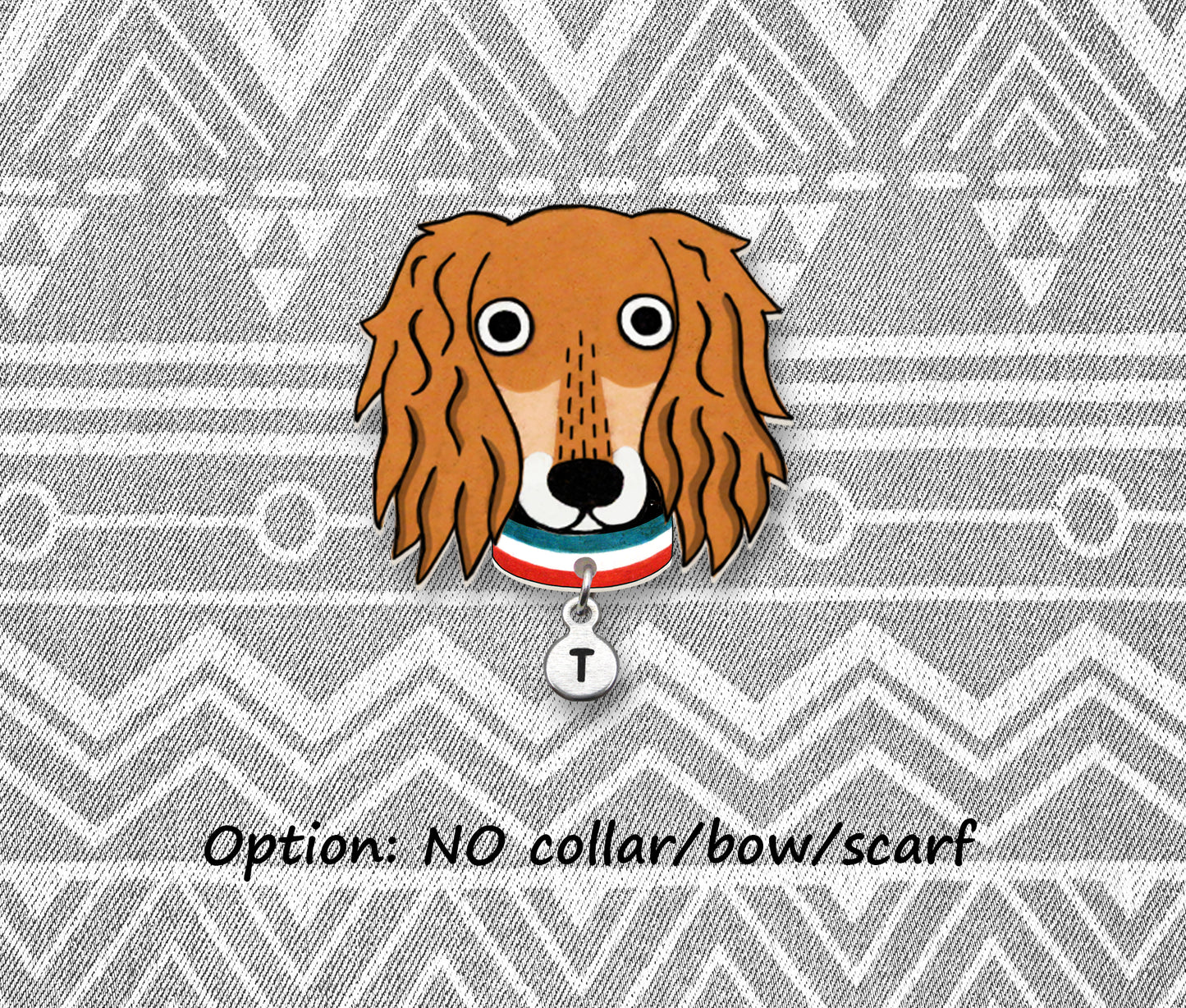 Red Saluki Pin | Custom Dog Lover Gift