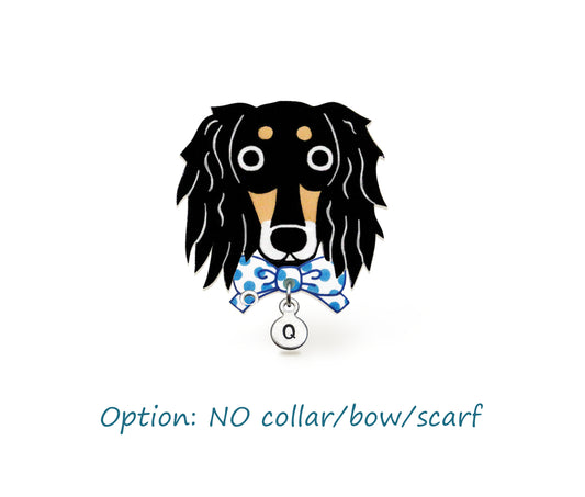 Tricolor Saluki Pin | Unique Dog Lover Gift