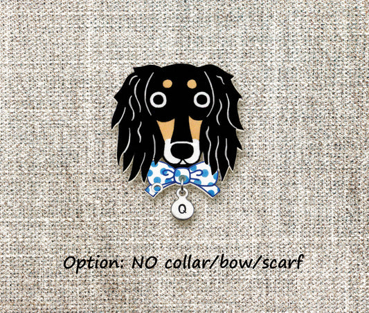 Tricolor Saluki Pin | Unique Dog Lover Gift