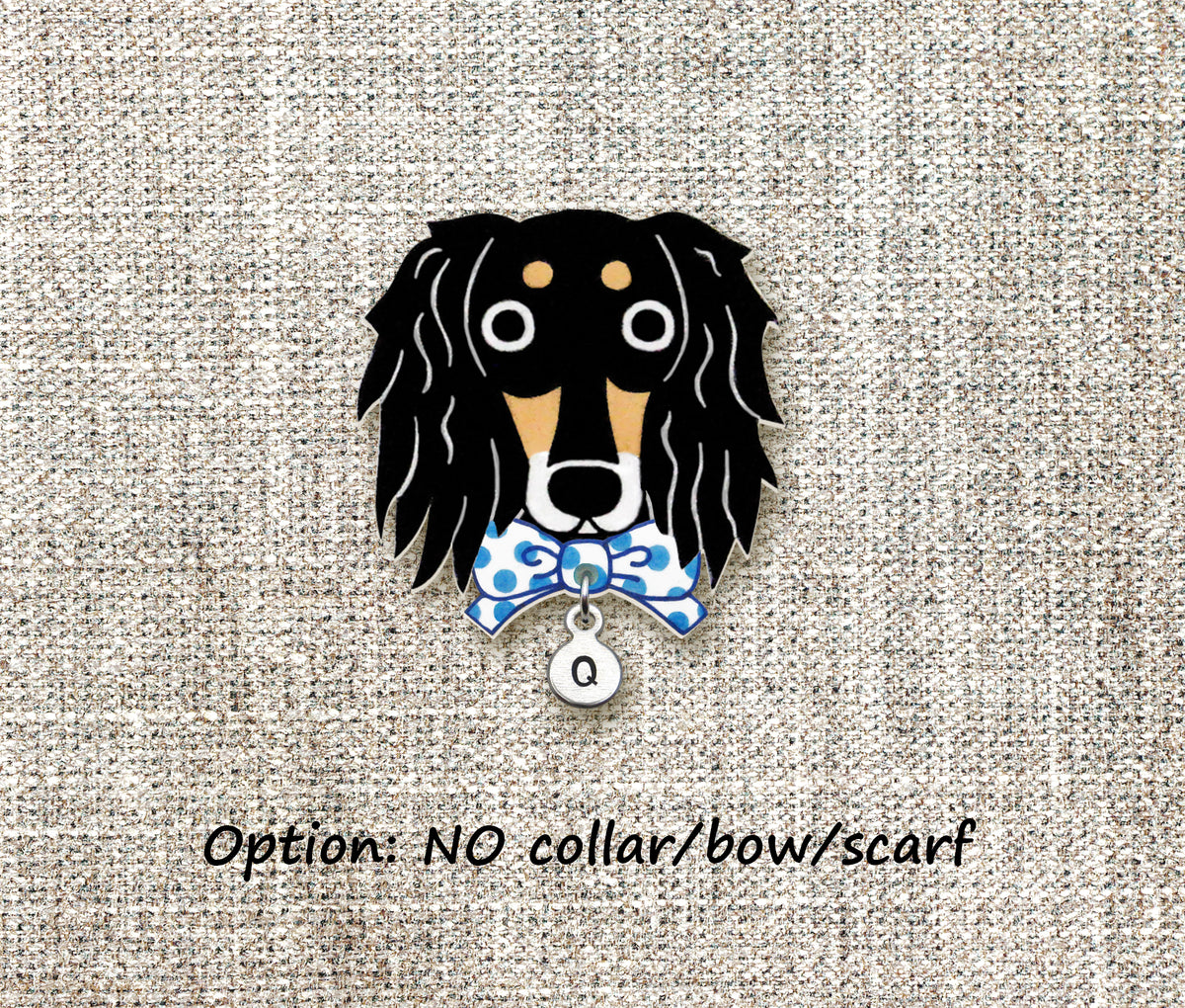 Tricolor Saluki Pin | Unique Dog Lover Gift
