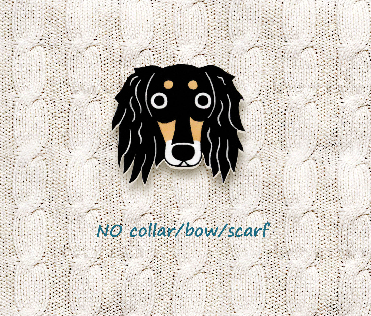 Tricolor Saluki Pin | Unique Dog Lover Gift