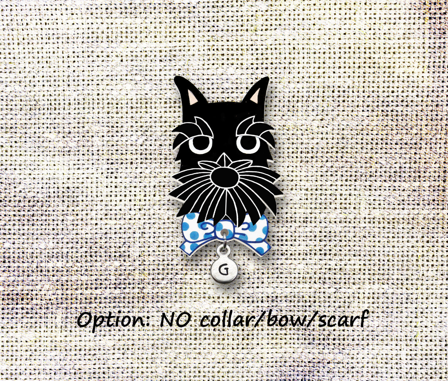 Black Schnauzer Pin | Handmade Dog Lover Gift