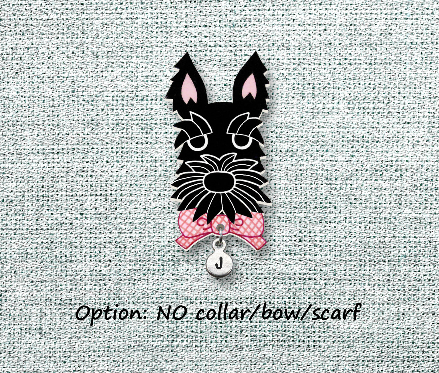 Black Scottish Terrier Pin | Custom Dog Brooch