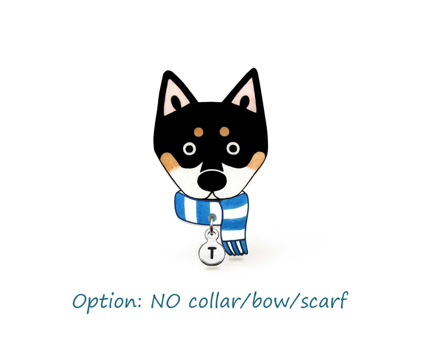 Black & Tan Shiba Inu Pin | Unique Dog Lover Gift