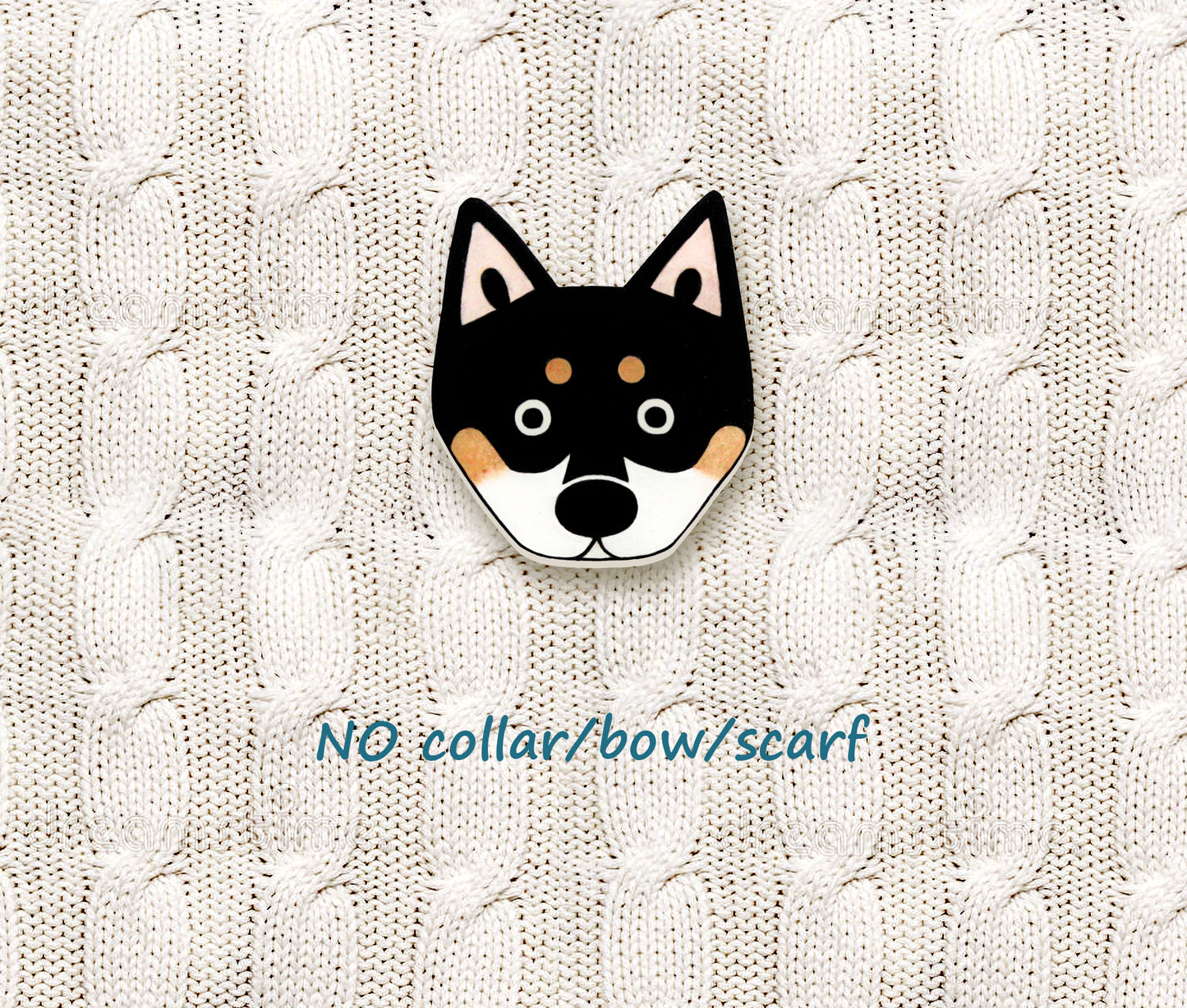 Black & Tan Shiba Inu Pin | Unique Dog Lover Gift