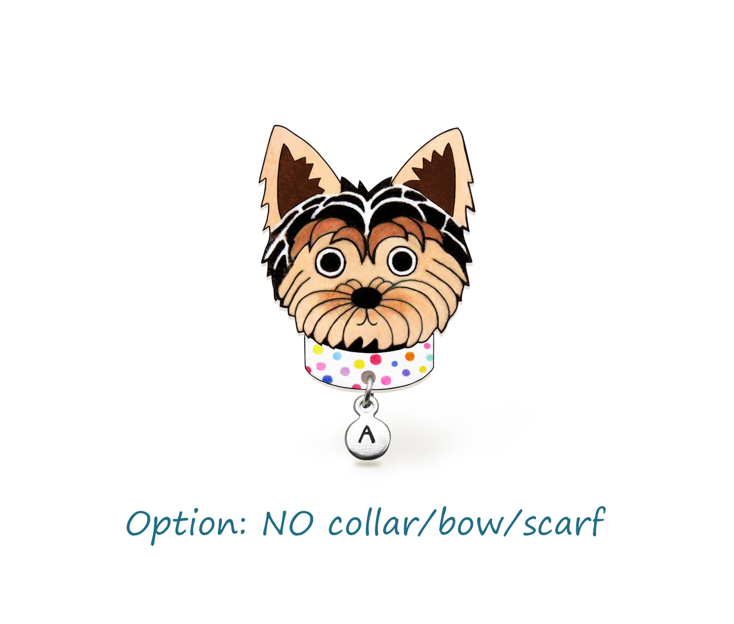 Yorkie Pin | Handcrafted Dog Lover Brooch