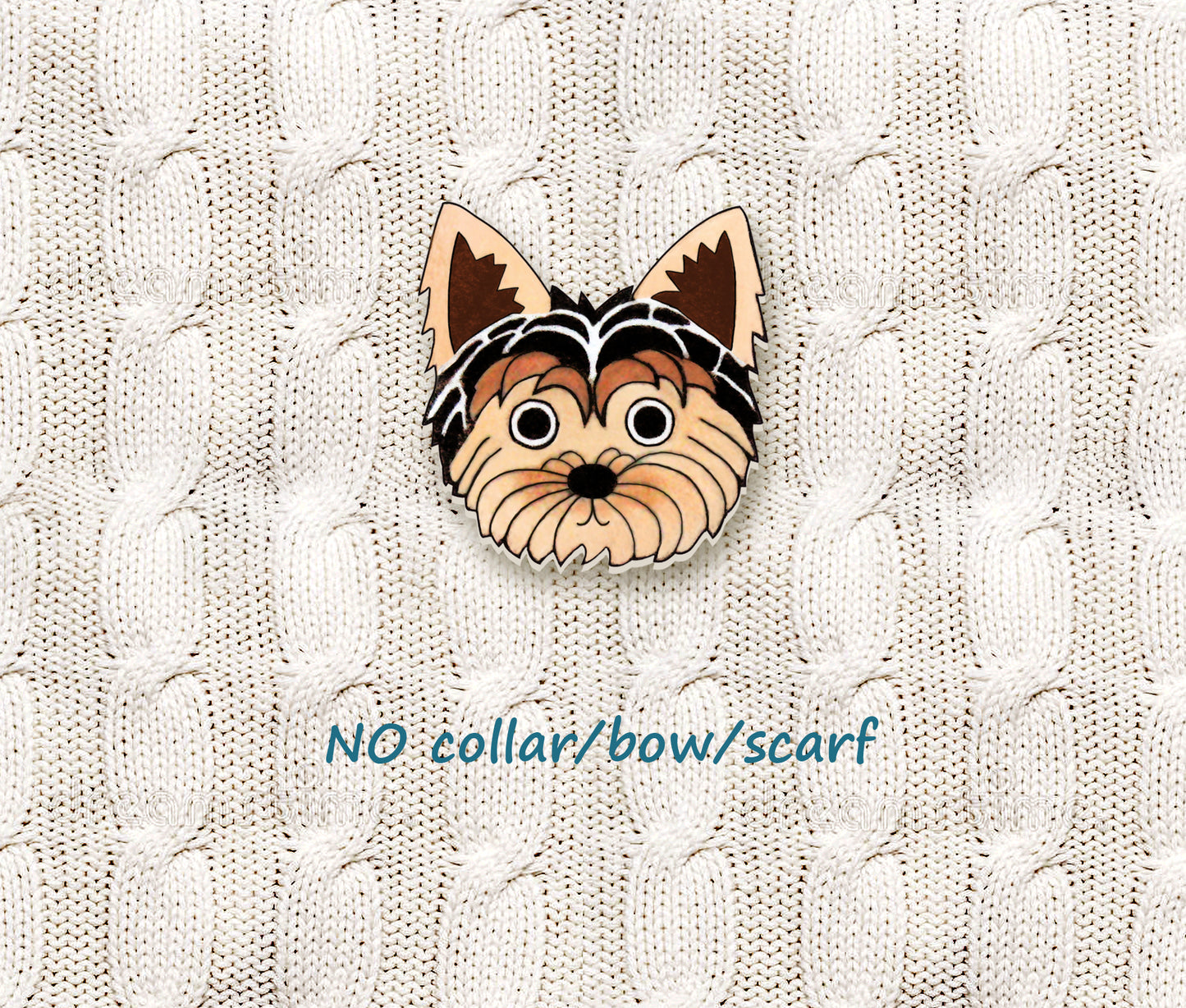 Yorkie Pin | Handcrafted Dog Lover Brooch